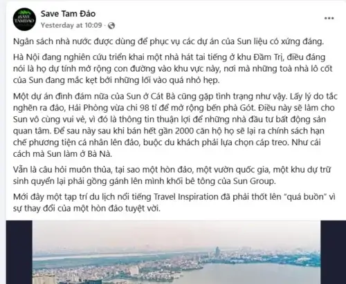 FB Save Tam Đảo.